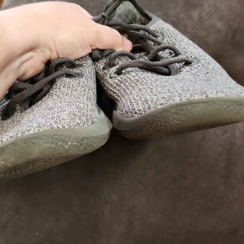 Allbirds Textured Wool Sneakers in Gray Size 8 Allbirds - Picture 13 of 13